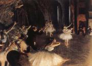 Germain Hilaire Edgard Degas, The Rehearsal of the Ballet on Stage